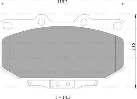 BOSCH 0 986 AB2 280 - Kit pastiglie freno, Freno a disco www.autoricambit.com