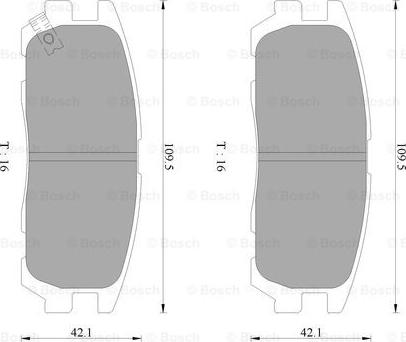 BOSCH 0 986 AB2 235 - Kit pastiglie freno, Freno a disco www.autoricambit.com