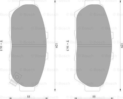 BOSCH 0 986 AB2 279 - Kit pastiglie freno, Freno a disco www.autoricambit.com