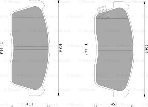 BOSCH 0 986 AB2 775 - Kit pastiglie freno, Freno a disco www.autoricambit.com