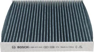 BOSCH 0 986 AF5 849 - Filtro, Aria abitacolo www.autoricambit.com