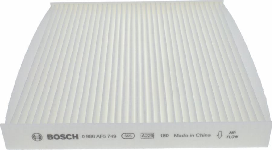 BOSCH 0 986 AF5 749 - Filtro, Aria abitacolo www.autoricambit.com