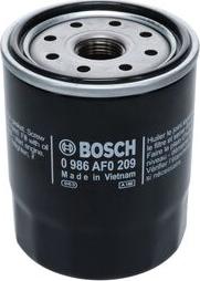 BOSCH 0 986 AF0 209 - Filtro olio www.autoricambit.com