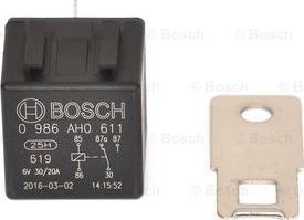 BOSCH 0 986 AH0 611 - Relè, Corrente di lavoro www.autoricambit.com