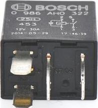 BOSCH 0 986 AH0 322 - Relè, Corrente di lavoro www.autoricambit.com