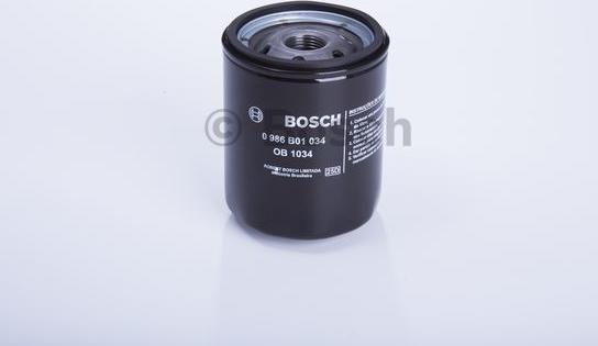 BOSCH 0 986 B01 034 - Filtro olio www.autoricambit.com