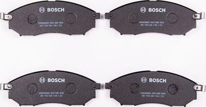 BOSCH 0 986 BB0 965 - Kit pastiglie freno, Freno a disco www.autoricambit.com