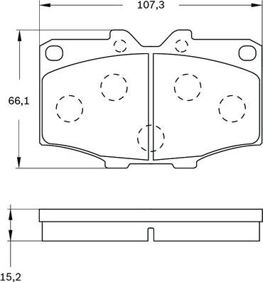 BOSCH 0 986 BB0 440 - Kit pastiglie freno, Freno a disco www.autoricambit.com