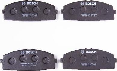 BOSCH 0 986 BB0 457 - Kit pastiglie freno, Freno a disco www.autoricambit.com