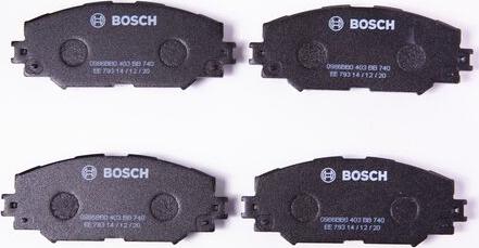 BOSCH 0 986 BB0 403 - Kit pastiglie freno, Freno a disco www.autoricambit.com