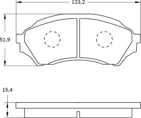 BOSCH 0 986 BB0 547 - Kit pastiglie freno, Freno a disco www.autoricambit.com