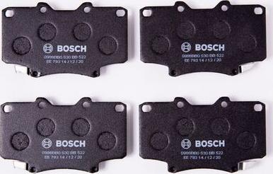 BOSCH 0 986 BB0 530 - Kit pastiglie freno, Freno a disco www.autoricambit.com