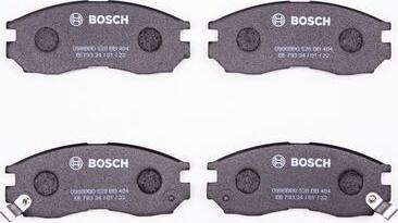 BOSCH 0 986 BB0 528 - Kit pastiglie freno, Freno a disco www.autoricambit.com