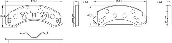 BOSCH 0 986 BB0 086 - Kit pastiglie freno, Freno a disco www.autoricambit.com