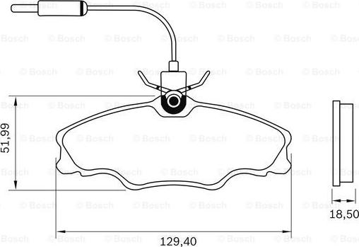 BOSCH 0 986 BB0 119 - Kit pastiglie freno, Freno a disco www.autoricambit.com