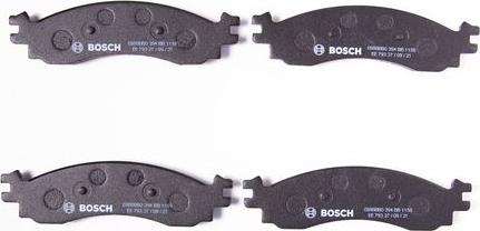 BOSCH 0 986 BB0 394 - Kit pastiglie freno, Freno a disco www.autoricambit.com