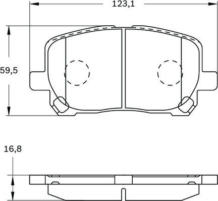 BOSCH 0 986 BB0 754 - Kit pastiglie freno, Freno a disco www.autoricambit.com