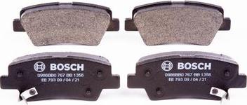 BOSCH 0 986 BB0 767 - Kit pastiglie freno, Freno a disco www.autoricambit.com