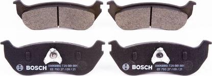 BOSCH 0 986 BB0 729 - Kit pastiglie freno, Freno a disco www.autoricambit.com