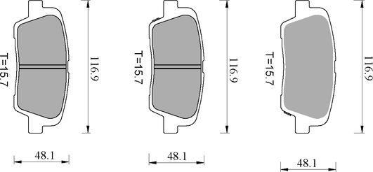 BOSCH 0 986 T11 208 - Kit pastiglie freno, Freno a disco www.autoricambit.com