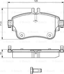 BOSCH 0 986 TB3 194 - Kit pastiglie freno, Freno a disco www.autoricambit.com