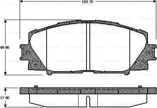 BOSCH 0 986 TB2 940 - Kit pastiglie freno, Freno a disco www.autoricambit.com