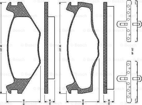 BOSCH 0 986 TB2 089 - Kit pastiglie freno, Freno a disco www.autoricambit.com