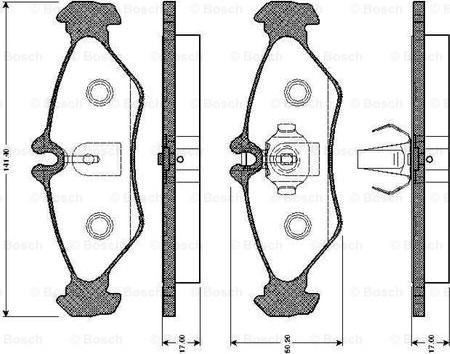 HELLA 8DB 355 008-341 - Kit pastiglie freno, Freno a disco www.autoricambit.com