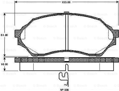 Valeo 597461 - Kit pastiglie freno, Freno a disco www.autoricambit.com