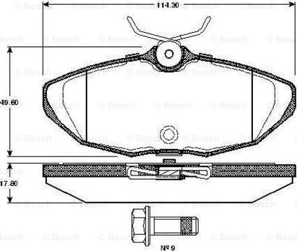 Textar 234201 - Kit pastiglie freno, Freno a disco www.autoricambit.com