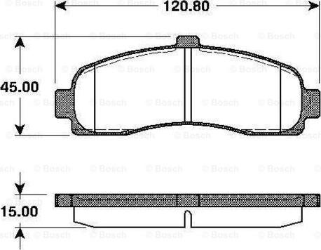 BOSCH 0 986 TB2 239 - Kit pastiglie freno, Freno a disco www.autoricambit.com