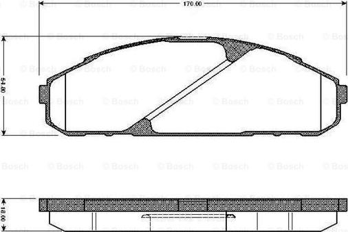 BOSCH 0 986 TB2 717 - Kit pastiglie freno, Freno a disco www.autoricambit.com