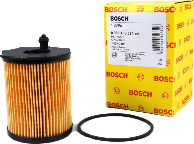 BOSCH 0 986 TF0 094 - Filtro olio www.autoricambit.com