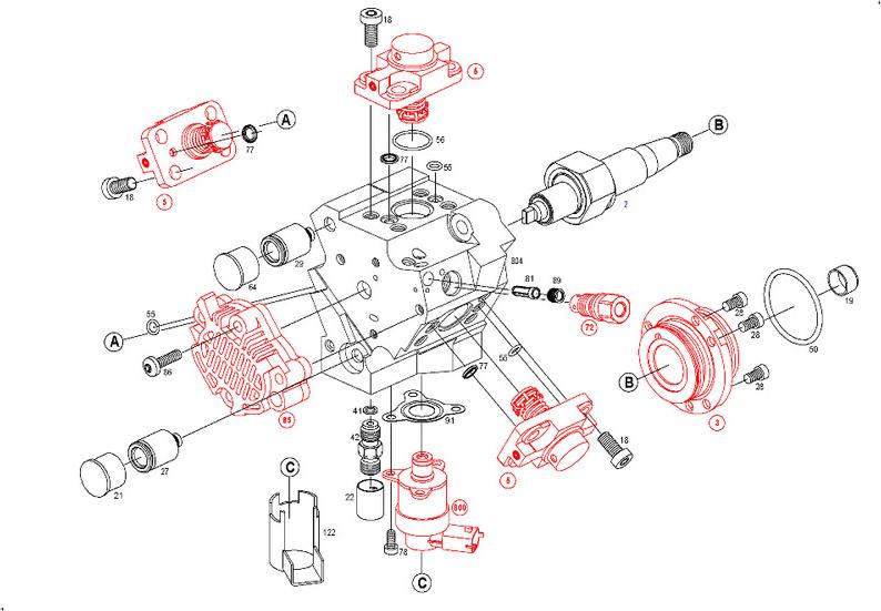 BOSCH 0 445 010 206 - Pompa ad alta pressione www.autoricambit.com