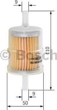 BOSCH 0 450 904 159 - Filtro carburante www.autoricambit.com