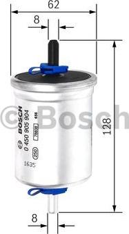 BOSCH 0 450 905 904 - Filtro carburante www.autoricambit.com