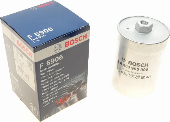 BOSCH 0 450 905 906 - Filtro carburante www.autoricambit.com