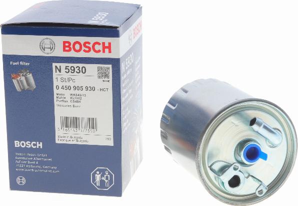 BOSCH 0 450 905 930 - Filtro carburante www.autoricambit.com