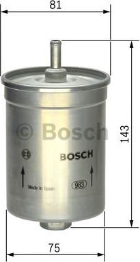 BOSCH 0 450 905 007 - Filtro carburante www.autoricambit.com