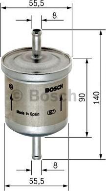 BOSCH 0 450 905 280 - Filtro carburante www.autoricambit.com