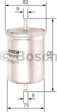 BOSCH 0 450 905 275 - Filtro carburante www.autoricambit.com