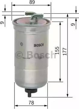 BOSCH 0 450 906 440 - Filtro carburante www.autoricambit.com