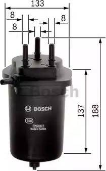 BOSCH 0 450 906 468 - Filtro carburante www.autoricambit.com