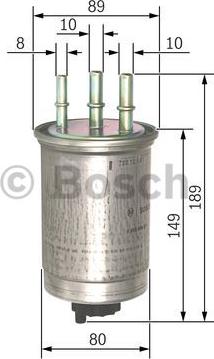 BOSCH 0 450 906 511 - Filtro carburante www.autoricambit.com