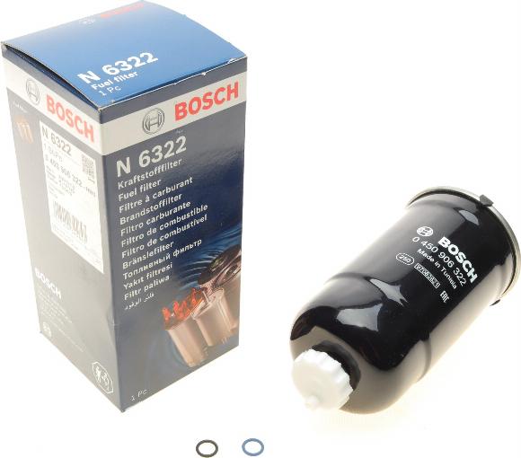 BOSCH 0 450 906 322 - Filtro carburante www.autoricambit.com