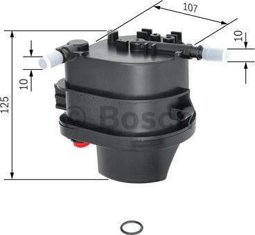 BOSCH 0 450 907 007 - Filtro carburante www.autoricambit.com