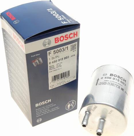 BOSCH 0 450 915 003 - Filtro carburante www.autoricambit.com