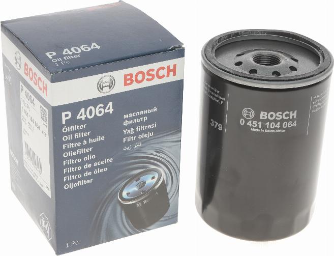 BOSCH 0 451 104 064 - Filtro olio www.autoricambit.com