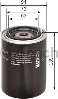 BOSCH 0 451 104 067 - Filtro olio www.autoricambit.com