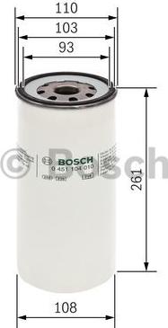 BOSCH 0 451 104 010 - Filtro olio www.autoricambit.com